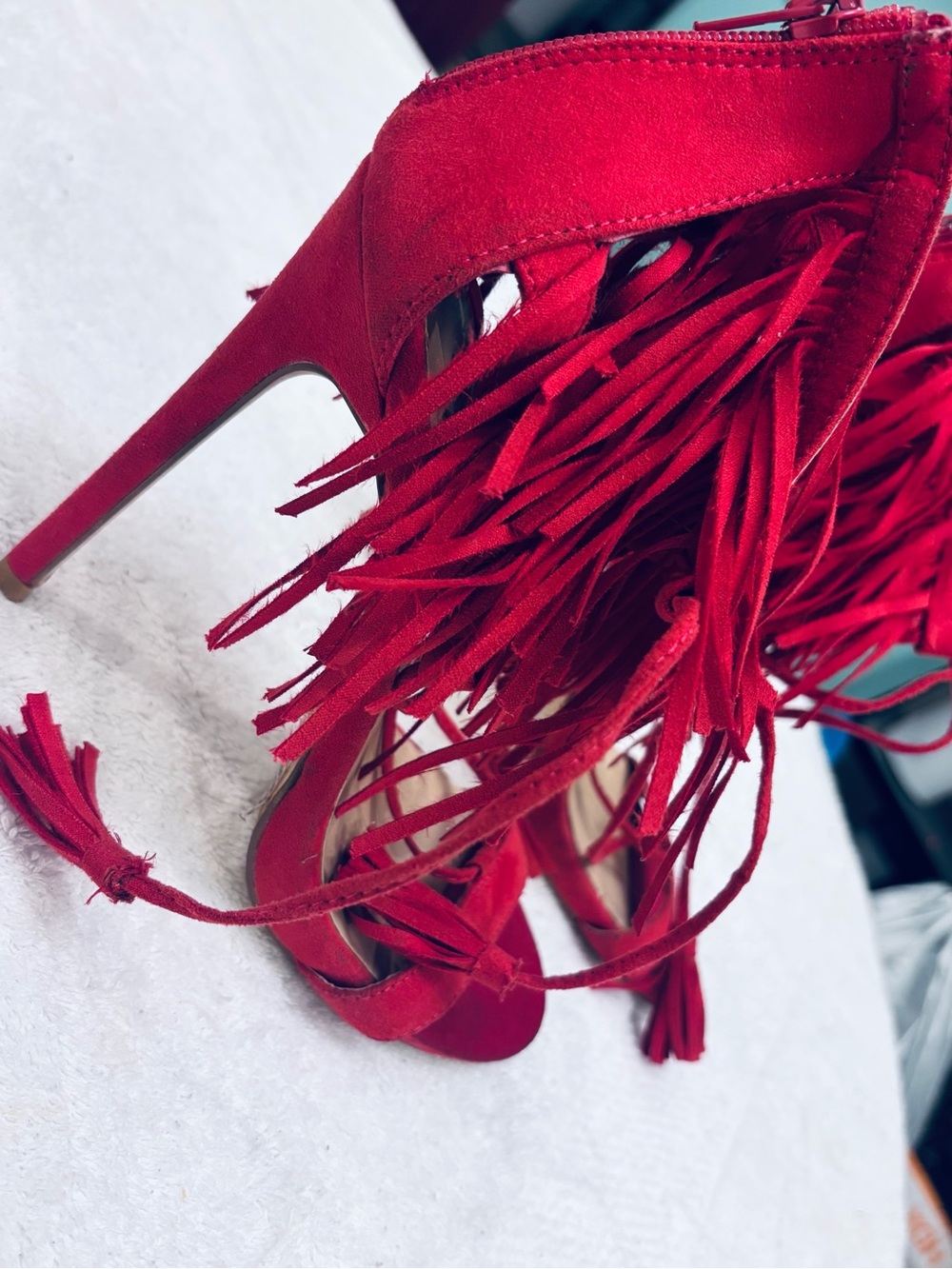 Stylish Heels By Just Fab - size 6 USA/36.5 Euro/4 UK - heel 5 inches - box 15